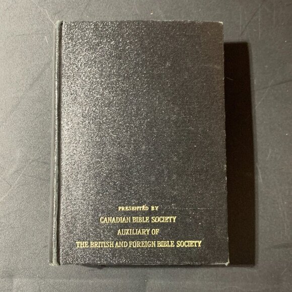 The Holy Bible The British and Foreign Bible Society red edges 1950's? - Picture 1 of 8